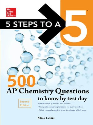 cover image of 5 Steps to a 5: 500 AP Chemistry Questions to Know by Test Day